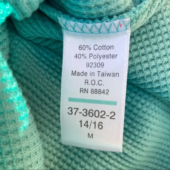 14/16 1X Woman Within Short Sleeve Waffle Thermals Bundle - Picture 8 of 12